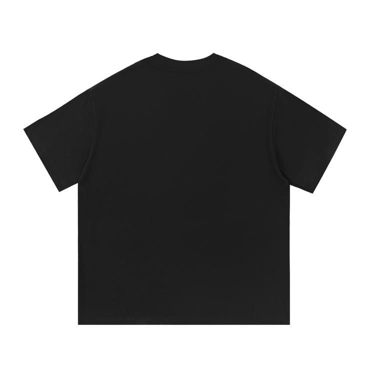 Fuzzy Art Work Essential Cotton T-Shirt