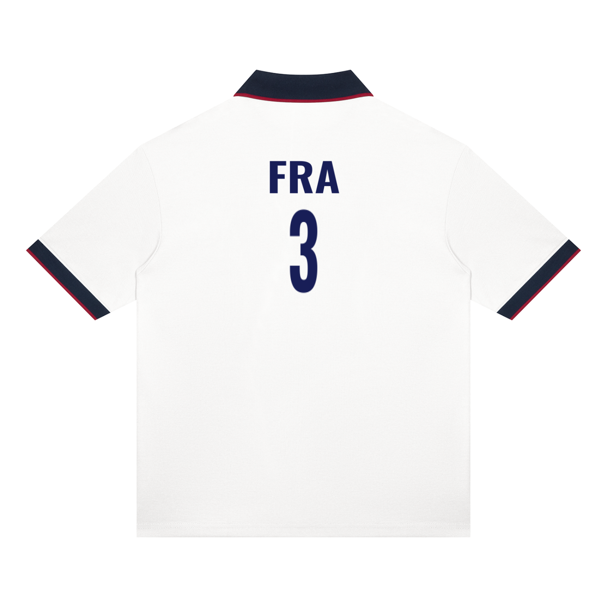 Paris 3 FRA Unisex Color Block Polo Shirt