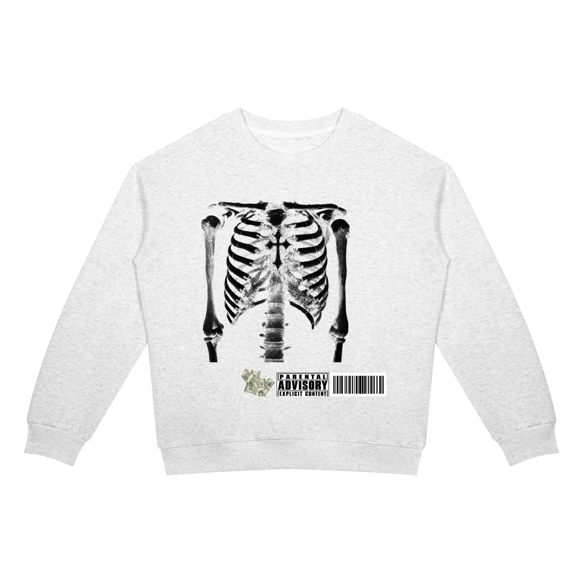YH Branded Unisex Drop Shoulder Crewneck Sweatshirt