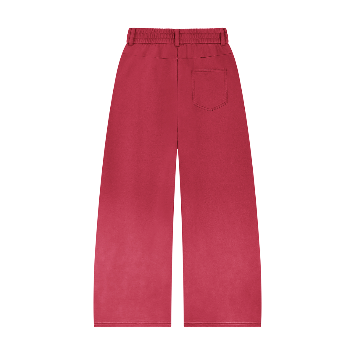 YH Branded Unisex Sunfade Paneled Barrel Leg Sweatpants