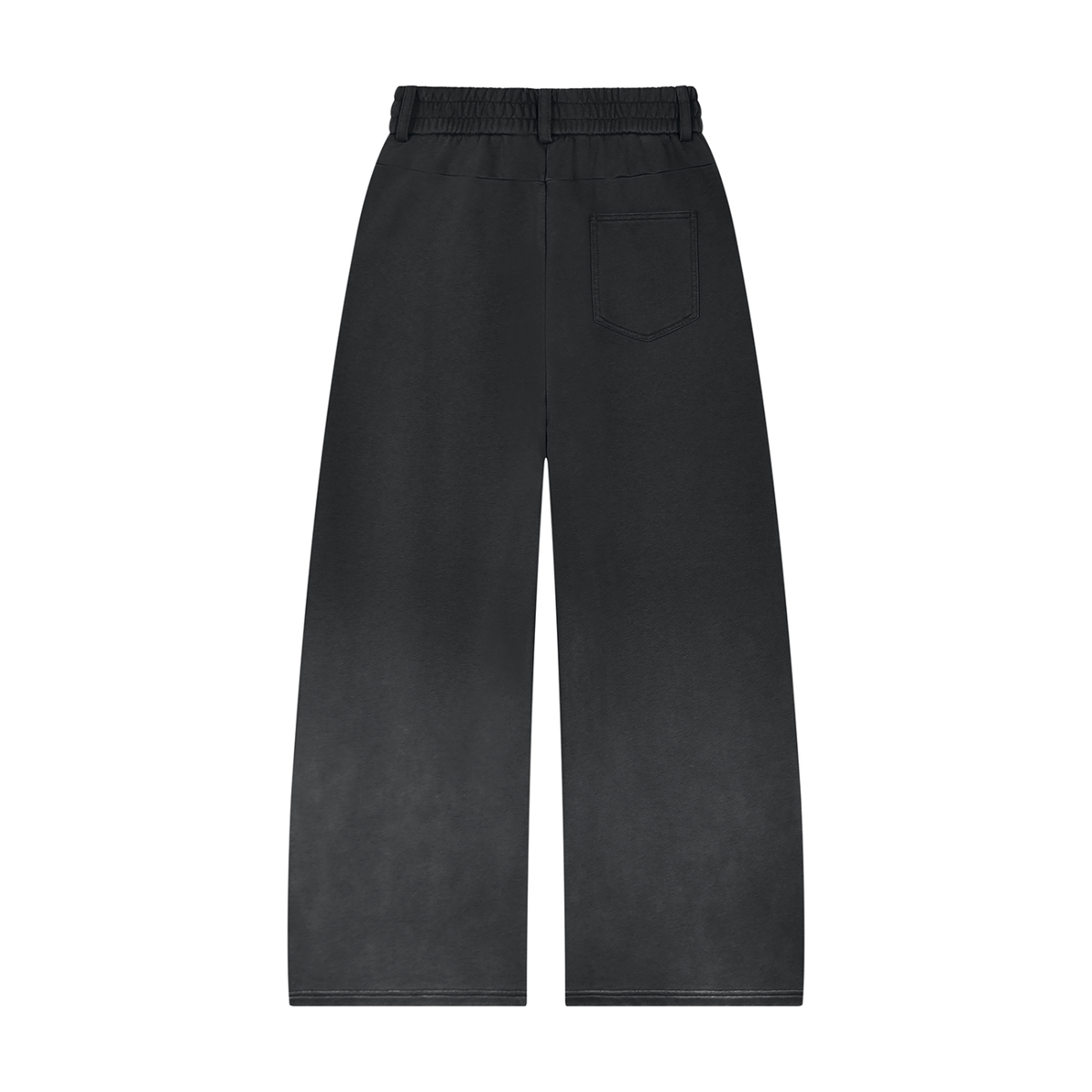 YH Branded Unisex Sunfade Paneled Barrel Leg Sweatpants