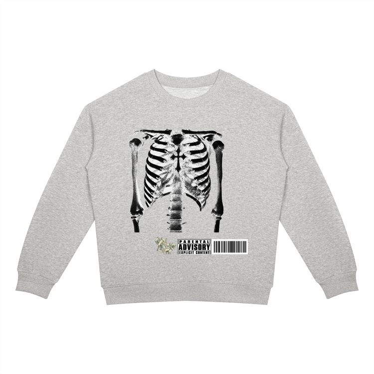 YH Branded Unisex Drop Shoulder Crewneck Sweatshirt