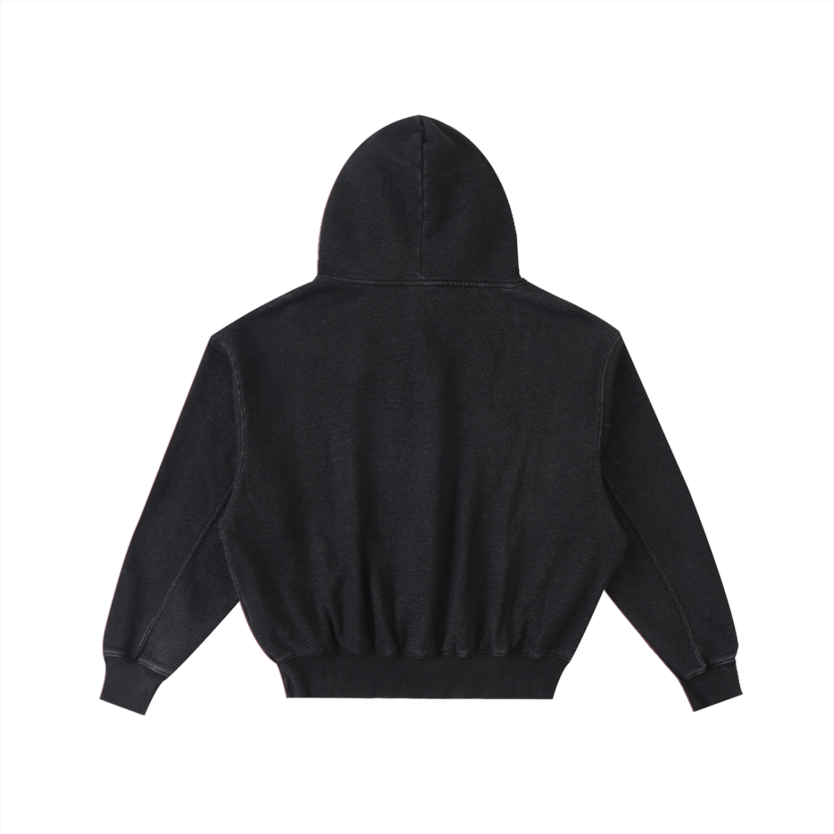 Dilis Frayed Enzyme Washed Fleece Hoodie