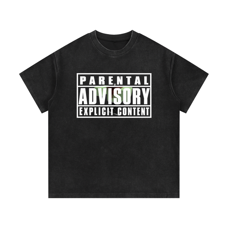 Explicit - Content Zombie Mineral Wash Waffle Knit T-Shirt