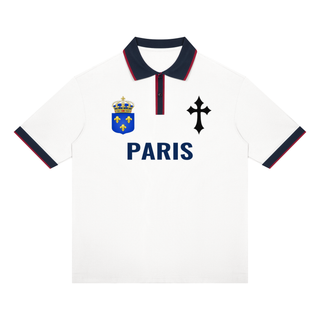 Paris 3 FRA Unisex Color Block Polo Shirt