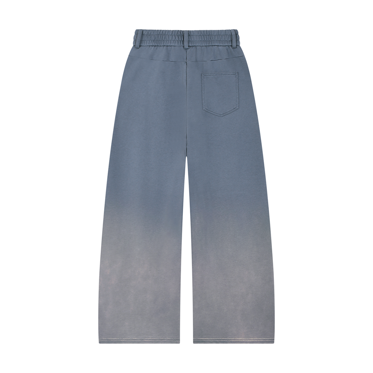 YH Branded Unisex Sunfade Paneled Barrel Leg Sweatpants
